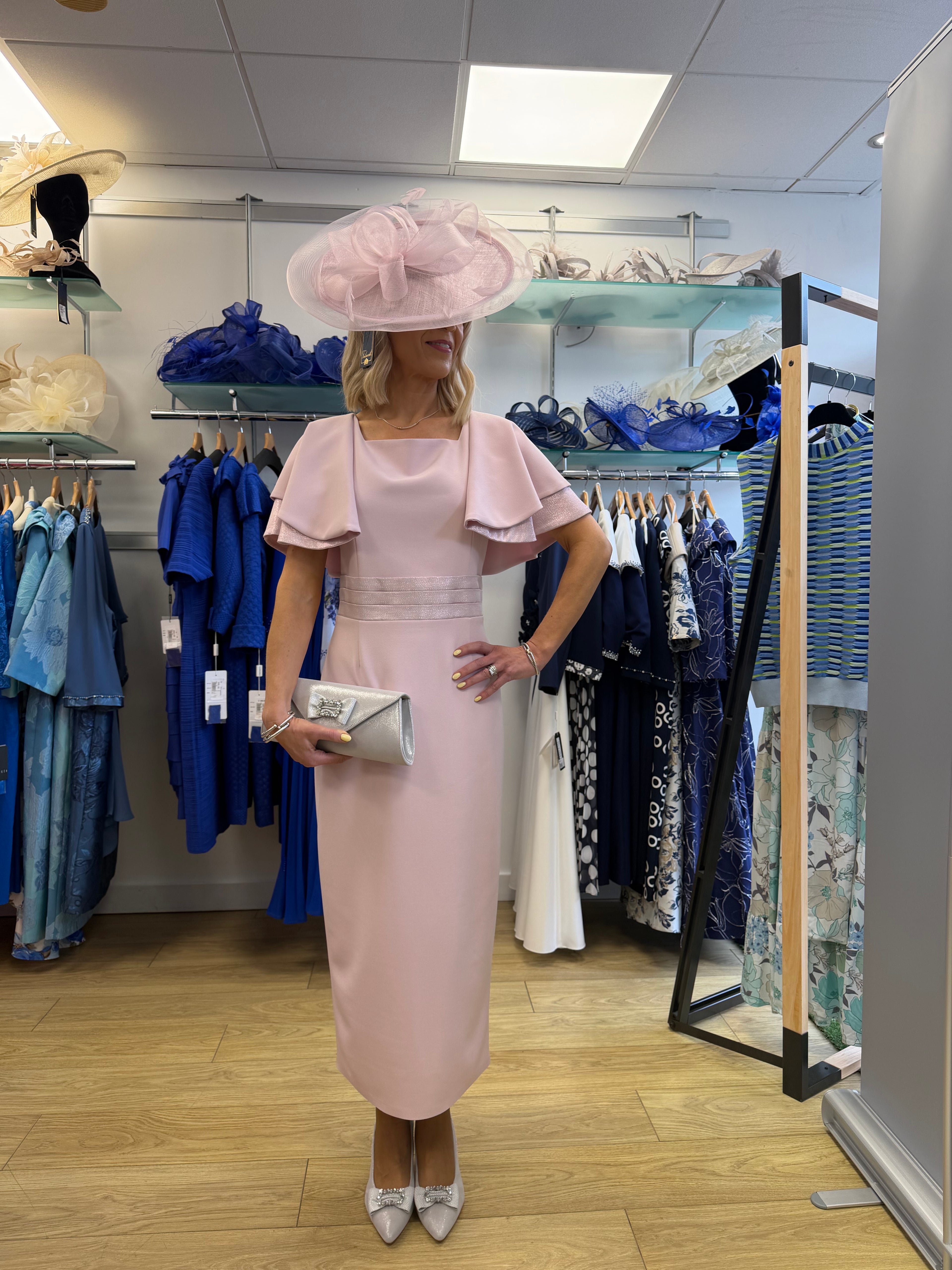 Anoola D470 Pink Occasion Dress