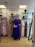 Maisonel ME3228 Purple Draped Occasion Dress