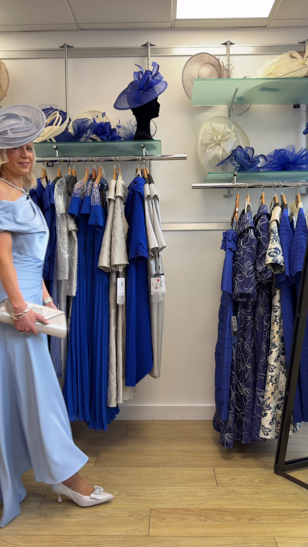 John Charles 66769 Sky blue Mother of the Bride Dress